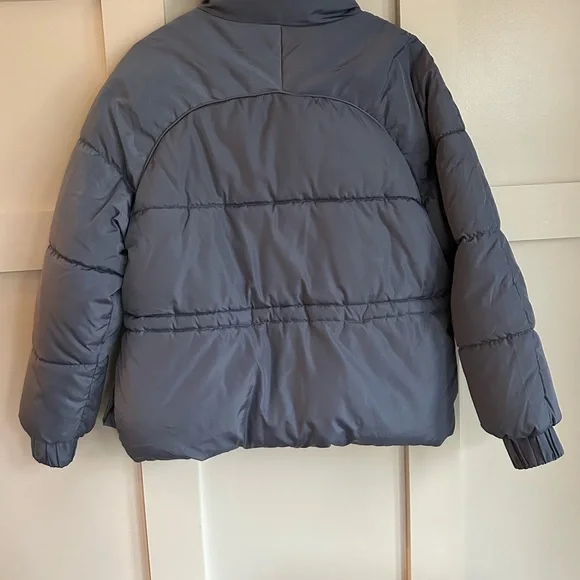 Women’s Blue Puffer Jacket Small Like New - Picture 2 of 6